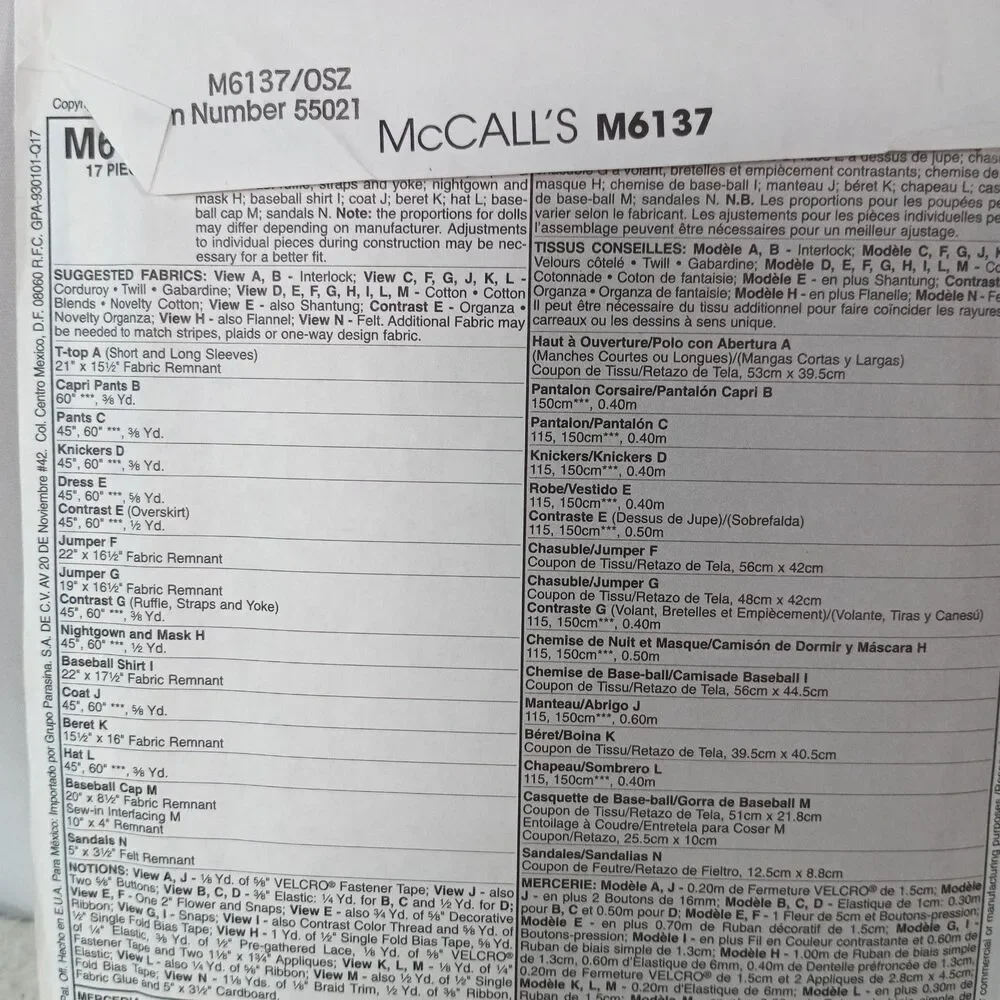 McCall's M6137 18